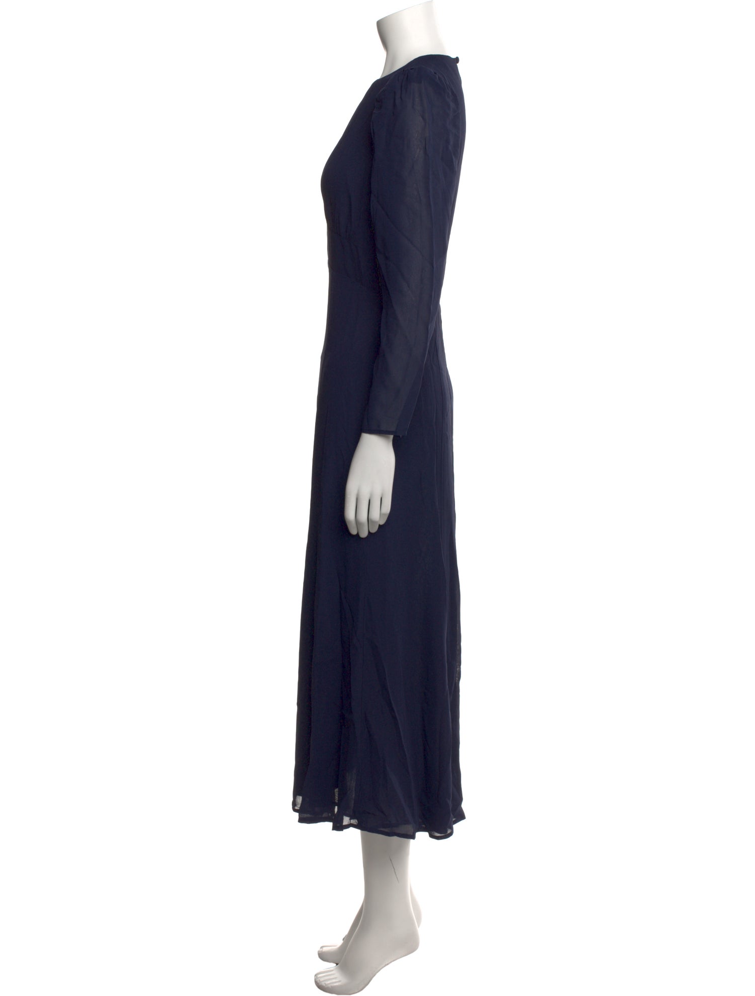 Reformation Crew Neck Long Dress